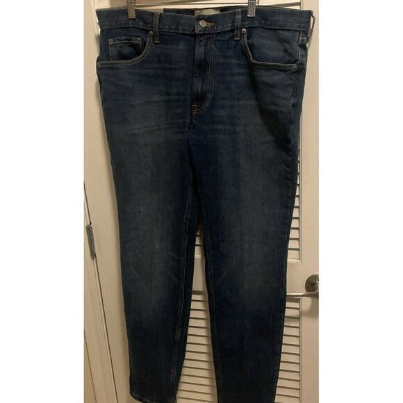 Everlane Mens The Slim Fit Low Stretch Organic Jean Dark Wash Size 36x30